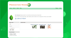 Desktop Screenshot of productionwidgets.com